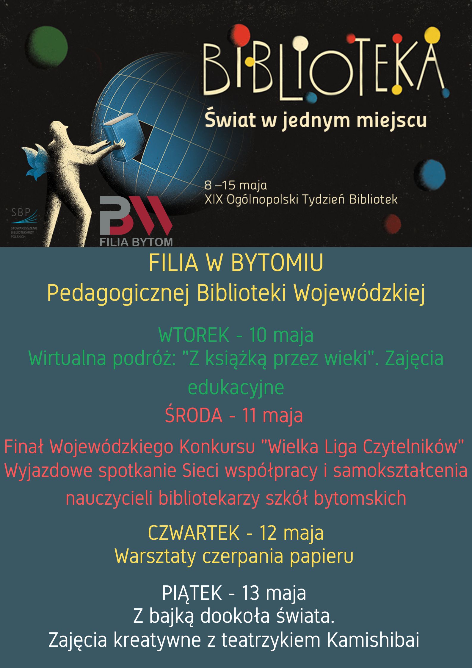 Tydzień Bibliotek 2022 - plakat